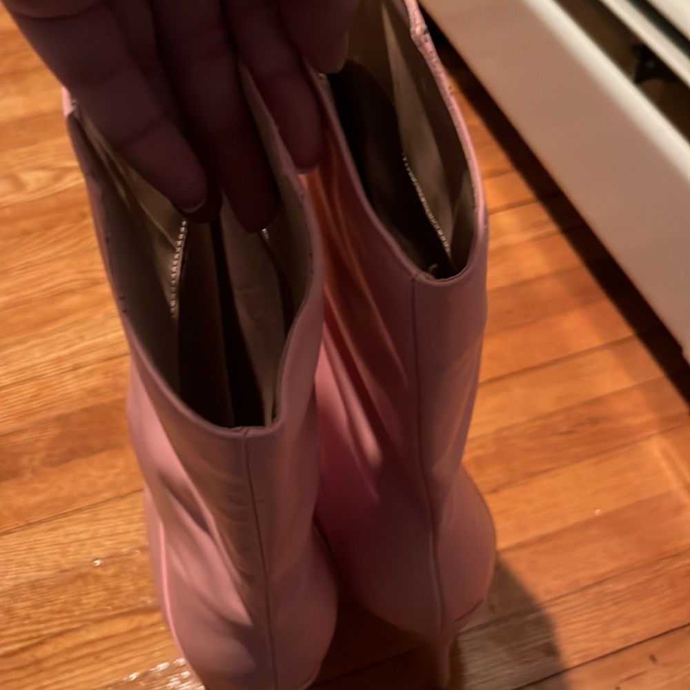 Pink slouch half boot - Picture 3 of 7